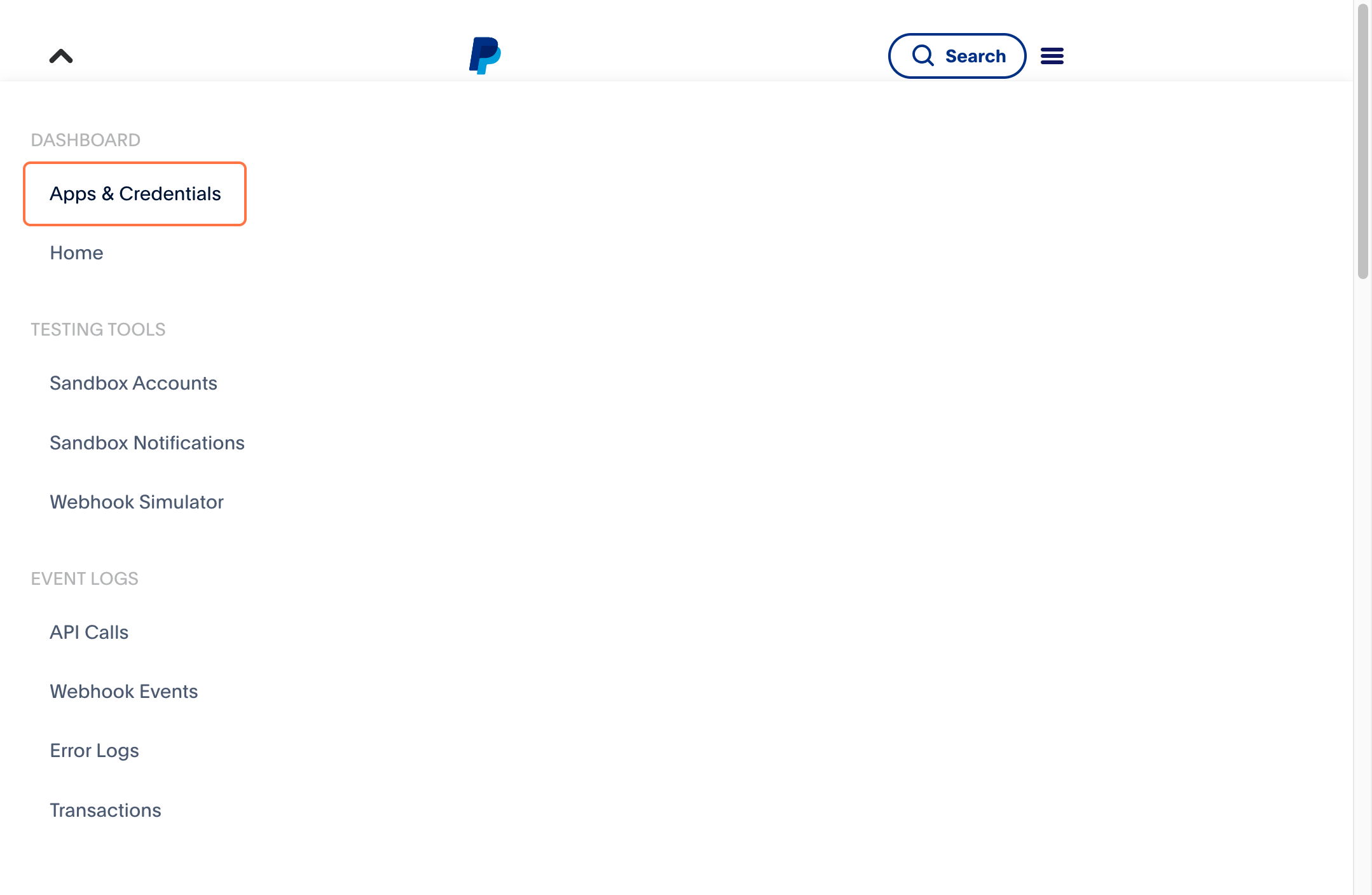 Paypal Dashboard