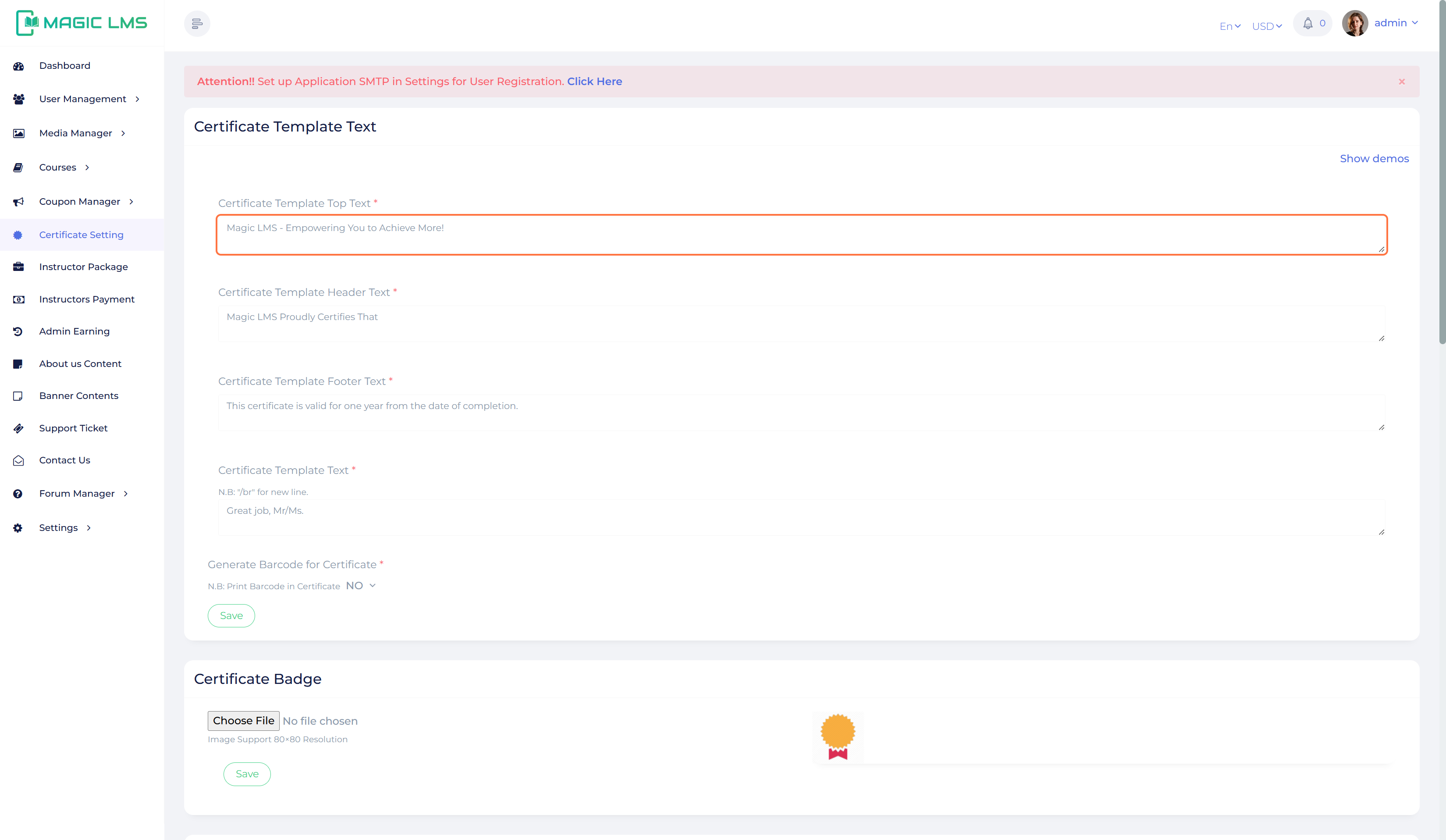 certificate manager