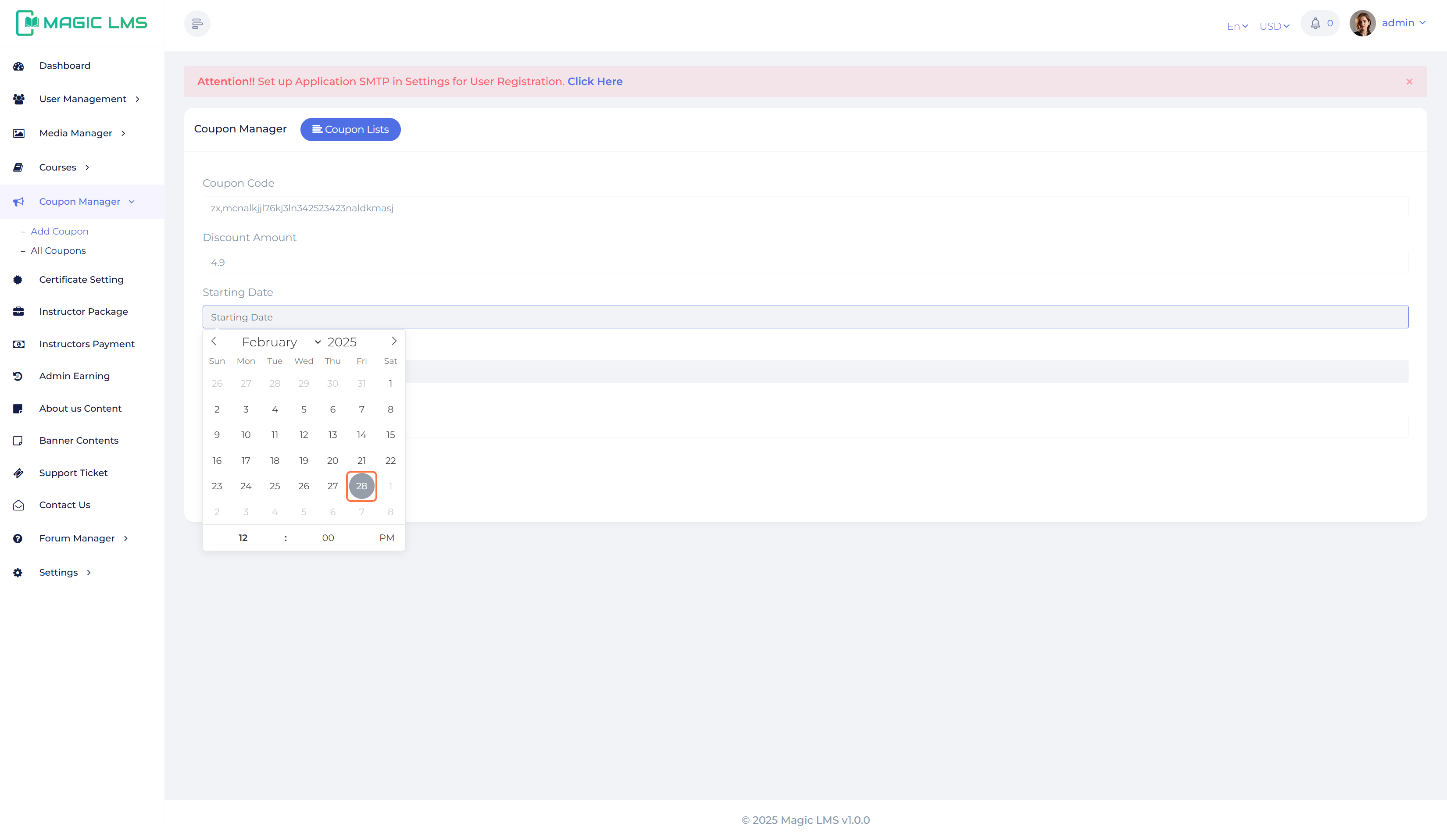 coupon manager