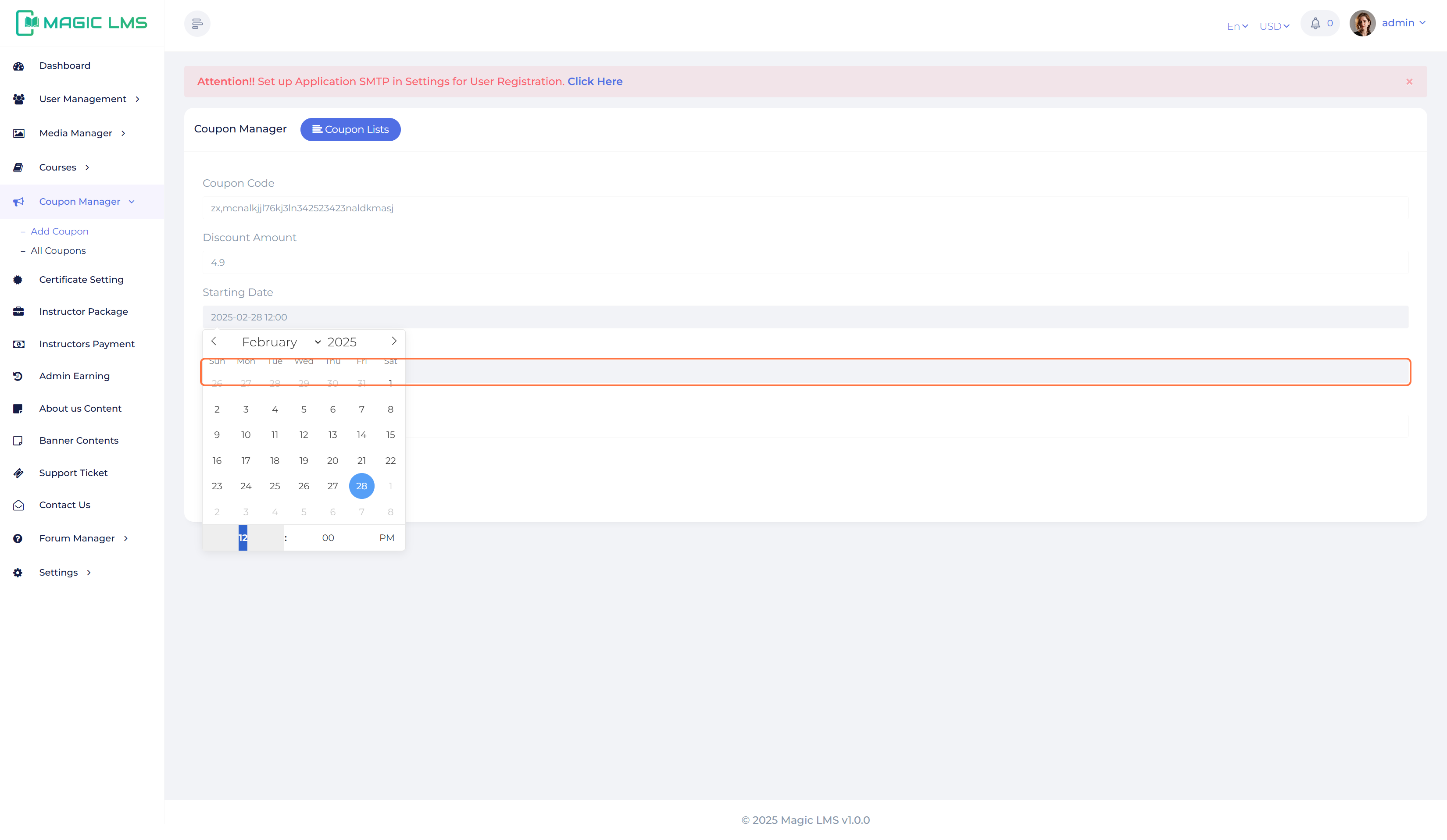 coupon manager