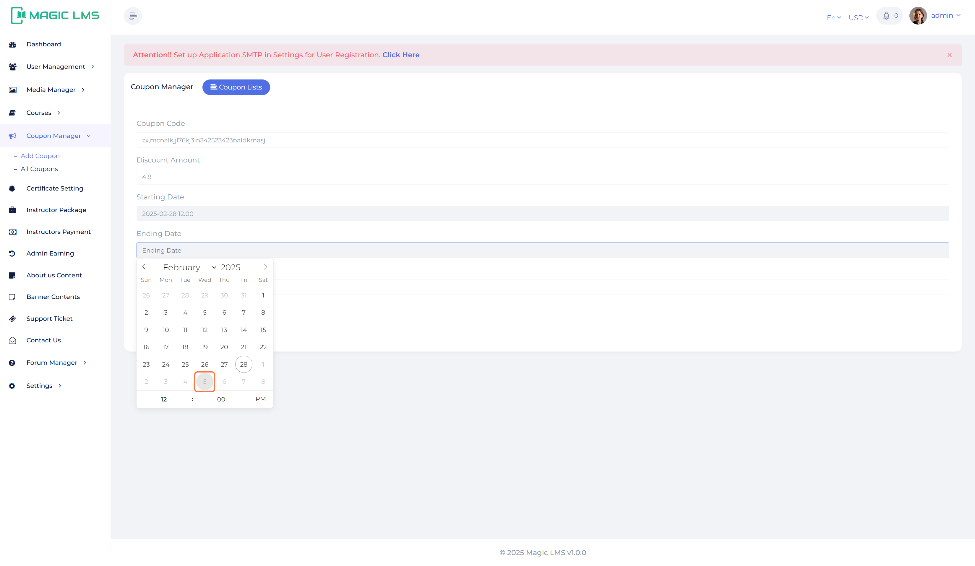 coupon manager